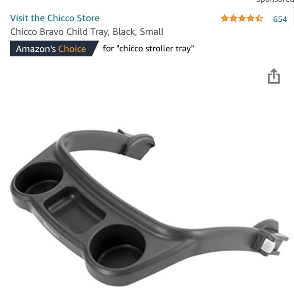 Chicco Bravo Stroller Snack Tray